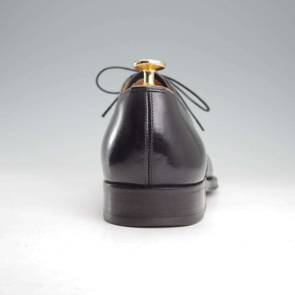 極上★(伊)タニノクリスチー SIZE 7.5【定価10万円以上★ZANTELLO/ストレートチップ】カーフ/黒/メンズ/TANINO CRISCI★n976