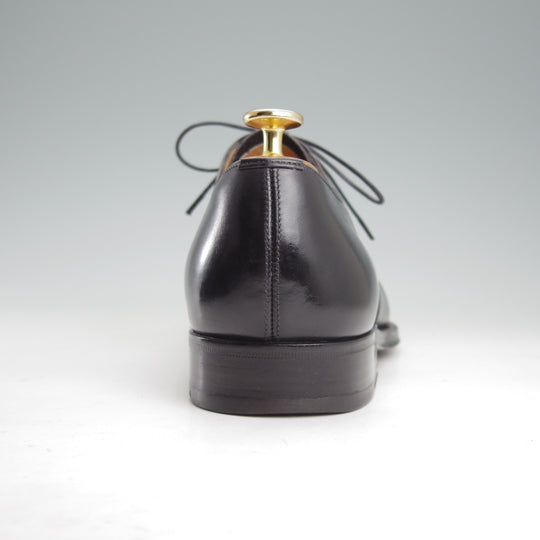 極上★(伊)タニノクリスチー SIZE 7.5【定価10万円以上★ZANTELLO/ストレートチップ】カーフ/黒/メンズ/TANINO CRISCI★n976