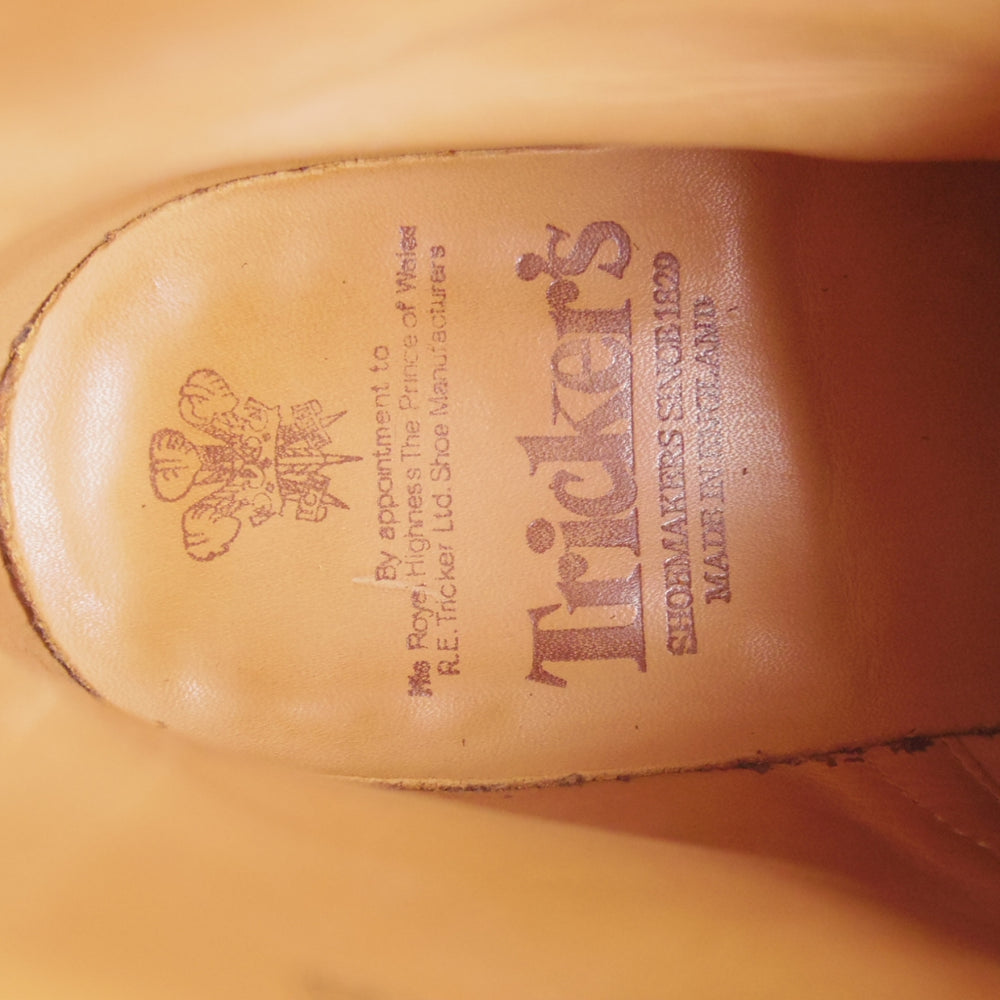極上★トリッカーズ SIZE 7【定価￥143,000-★ダイナイトソール/STOW】ストウ/5634/カントリーブーツ/スエード/濃茶/Tricker's★p051