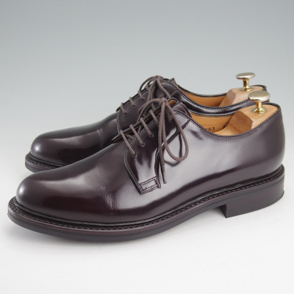 極美品★ジャランスリワヤ SIZE 7【定価￥41,800-★プレーントゥ/98348】1663ラスト/ポリッシュレザー/濃茶/JALAN SRIWIJAWA★n977
