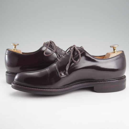 極美品★ジャランスリワヤ SIZE 7【定価￥41,800-★プレーントゥ/98348】1663ラスト/ポリッシュレザー/濃茶/JALAN SRIWIJAWA★n977