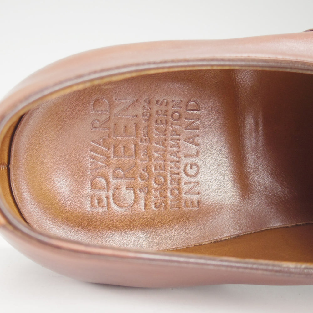 ★エドワードグリーン 8.5D【定価￥257,400-★BERKELEY/82ラスト】バークレー/パンチドキャップトゥ/カーフ/濃茶/EDWARD GREEN★p053