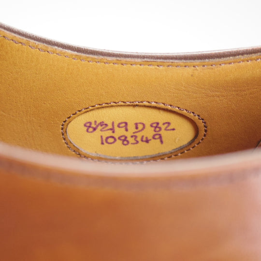 ★エドワードグリーン 8.5D【定価￥257,400-★BERKELEY/82ラスト】バークレー/パンチドキャップトゥ/カーフ/濃茶/EDWARD GREEN★p053