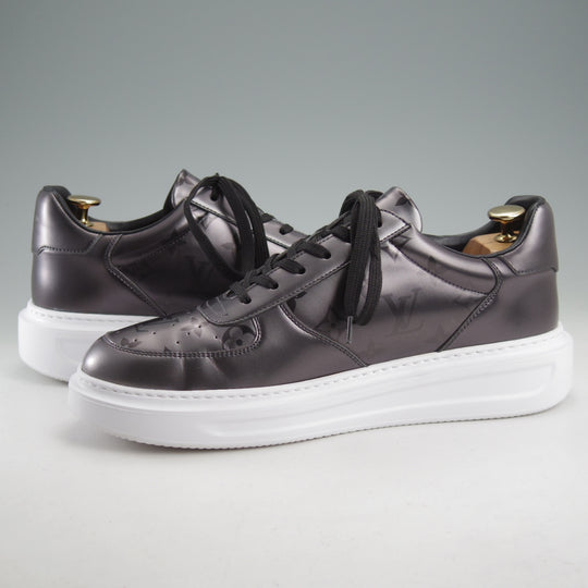 極美品★ルイ・ヴィトン SIZE 7.5【モノグラム柄★ビバリーヒルズライン/スニーカー】メタリック/メンズ/LOUIS VUITTON★n980