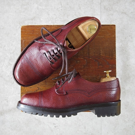 美品★(英)チーニー 5F【定価￥97,900-★ケンゴン/CAIRNGORM 2C/ヴェルトショーン製法】ストレートチップ/赤茶/メンズ/CHEANEY★n487