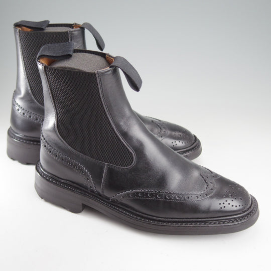 極上★トリッカーズ SIZE 6.5【定価￥143,000-★HENRY/リッジウェイソール/サイドゴアブーツ】M2754/カーフ/黒/メンズ/Tricker's★o500
