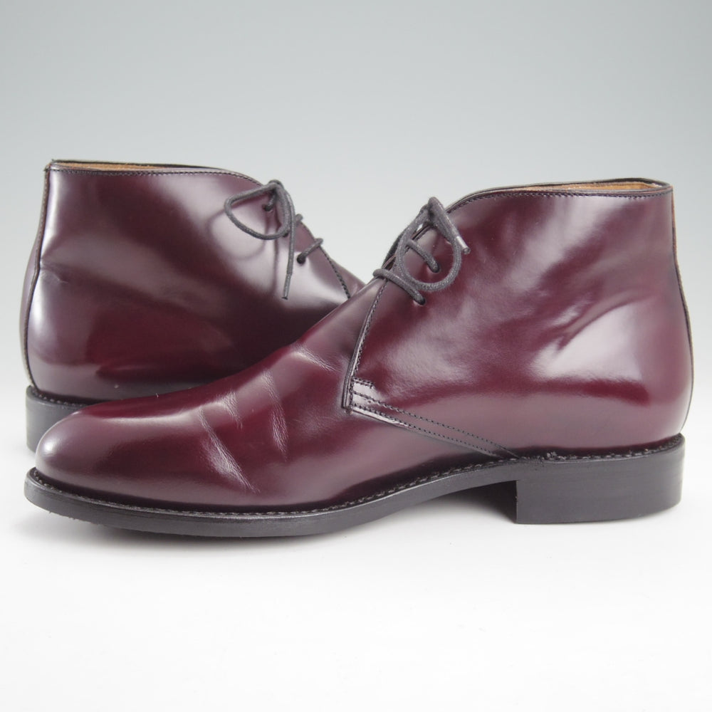 美品★(スペイン製)Berwick/バーウィック SIZE 7.5【ダイナイトソール仕様★チャッカブーツ/320】HO207ラスト/赤茶/メンズ★n982