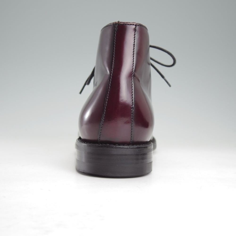 美品★(スペイン製)Berwick/バーウィック SIZE 7.5【ダイナイトソール仕様★チャッカブーツ/320】HO207ラスト/赤茶/メンズ★n982