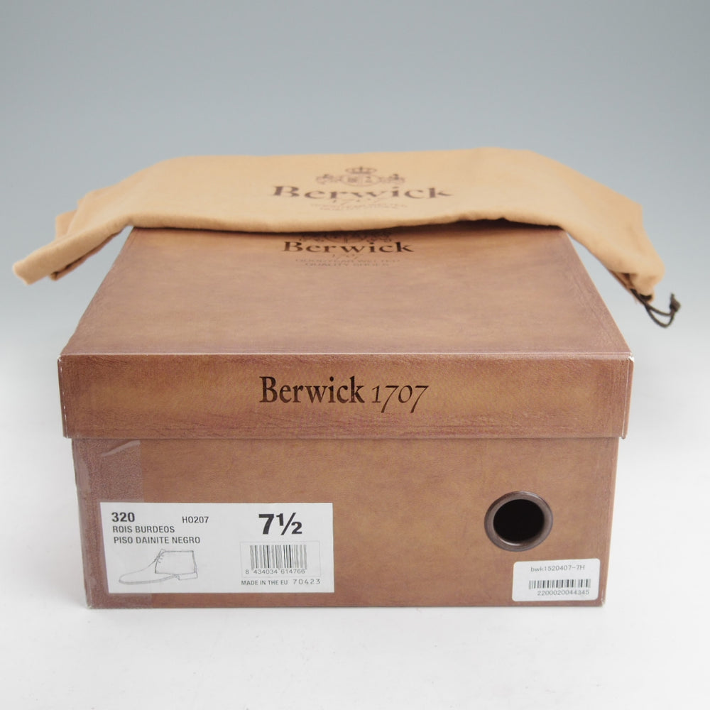 美品★(スペイン製)Berwick/バーウィック SIZE 7.5【ダイナイトソール仕様★チャッカブーツ/320】HO207ラスト/赤茶/メンズ★n982