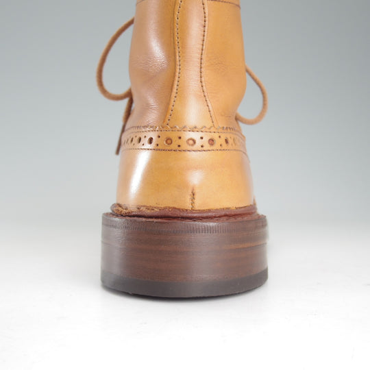 極上★トリッカーズ SIZE 7【定価￥143,000-★STOW/エイコンアンティーク】5634/ストウ/カントリーブーツ/カーフ/薄茶/Tricker's★p057