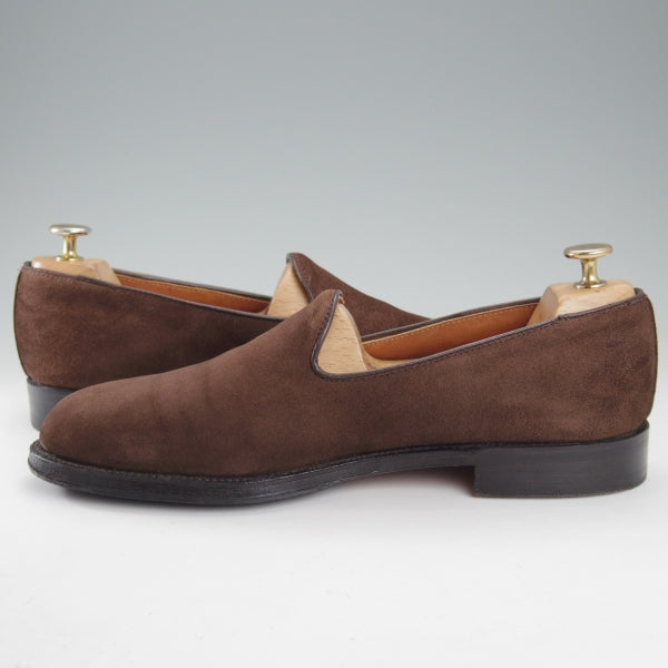 中古)オールデン/88124/スエード/スリッポン/ローファー/アバディーン