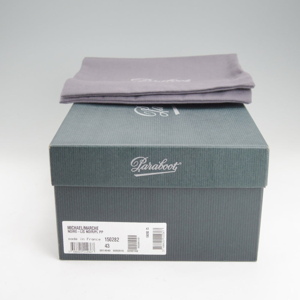 未使用★パラブーツ SIZE 43【定価￥96,800-★ポニー/ミカエル/MICHAEL】チロリアンシューズ/リスレザー/黒/メンズ/Paraboot★n983