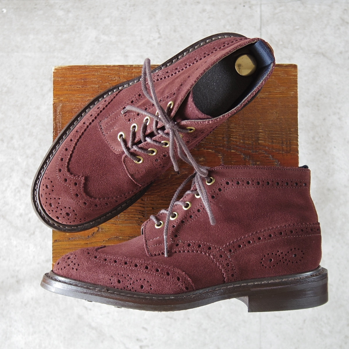 美品☆トリッカーズ SIZE 8.5【貴重☆阪急メンズ別注/M7527/バー