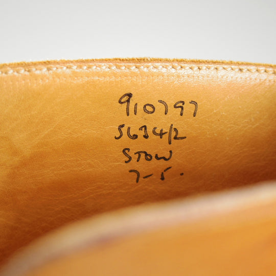 極上★トリッカーズ SIZE 7【定価￥143,000-★STOW/エイコンアンティーク】5634/ストウ/カントリーブーツ/カーフ/薄茶/Tricker's★p057