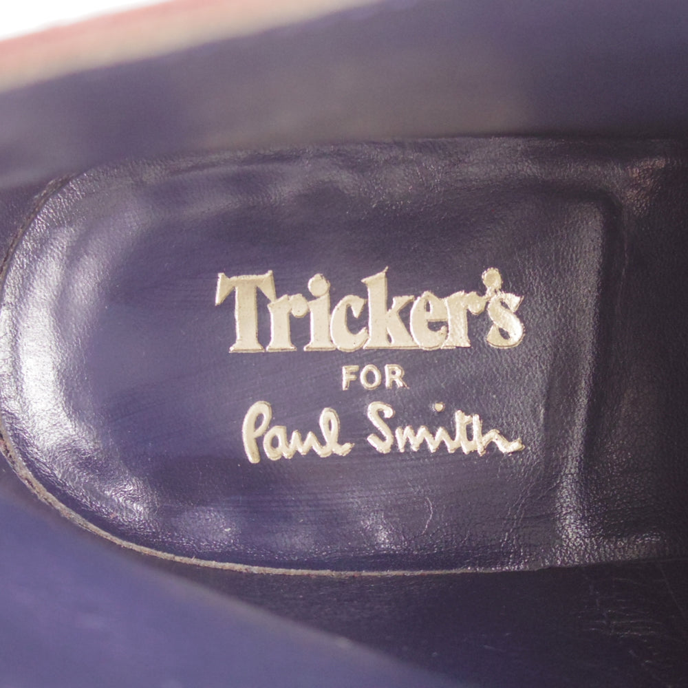 極上★トリッカーズ SIZE 7【貴重★(英)ポールスミス別注/チャッカ丈のカントリーブーツ】ダイナイトソール/赤茶/Tricker's★n985