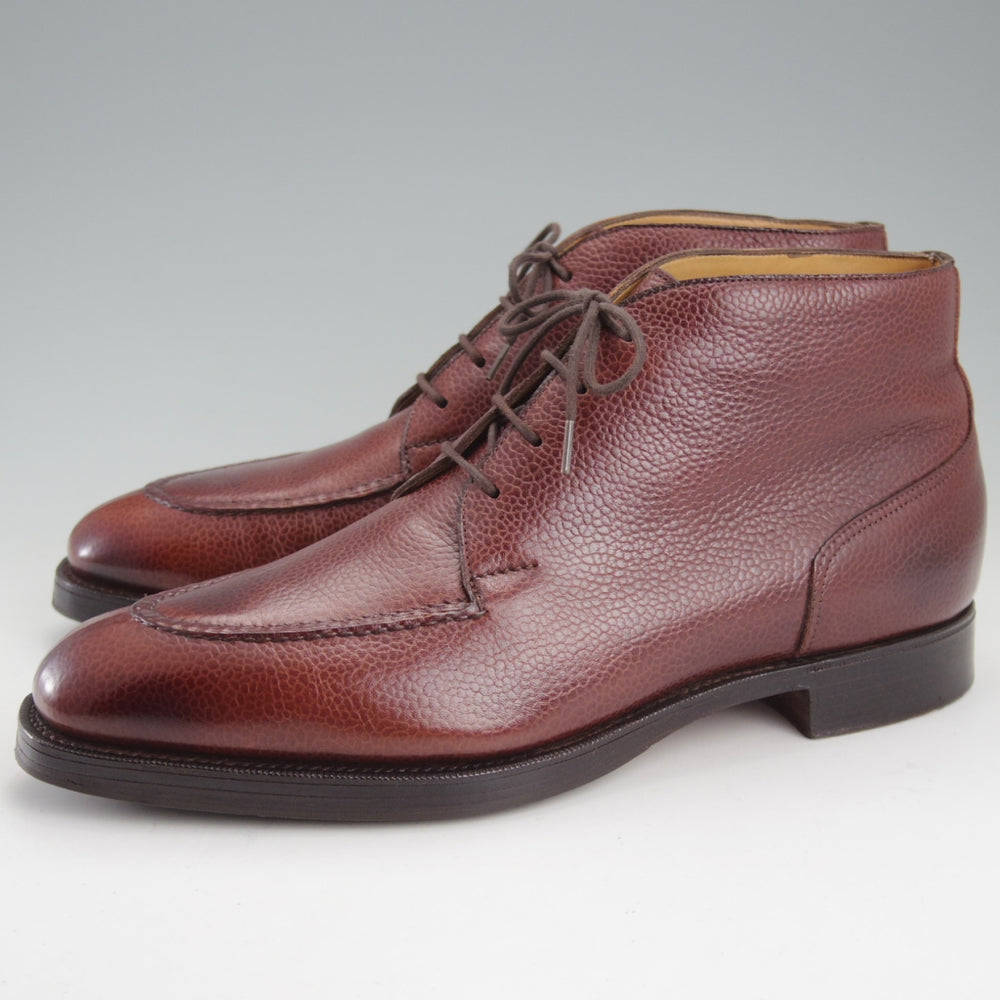 美品★エドワードグリーン 6D【現行定価30万円以上★ドーバーのブーツタイプ/HALIFAX】606ラスト/Uチップ/赤茶/EDWARD GREEN★n986