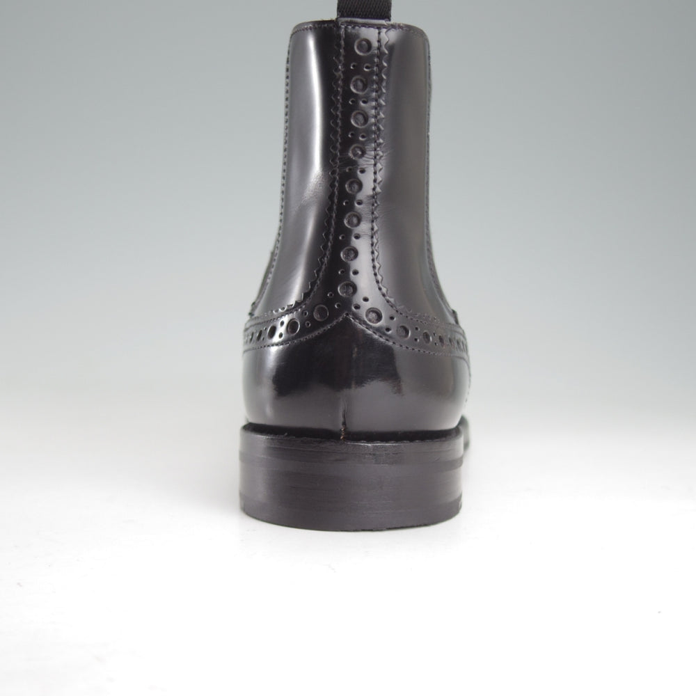 極美品★チャーチ(レディース) SIZE 36.5【定価￥198,000-★KETSBY WG/サイドゴアブーツ】ポリッシュドバインダーカーフ/黒/Church's★p058