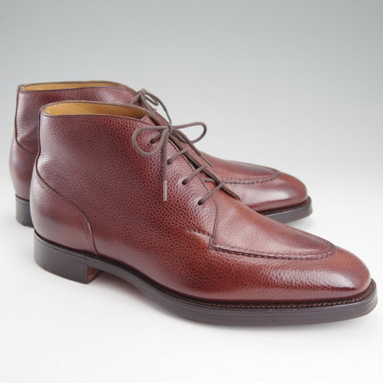 美品★エドワードグリーン 6D【現行定価30万円以上★ドーバーのブーツタイプ/HALIFAX】606ラスト/Uチップ/赤茶/EDWARD GREEN★n986