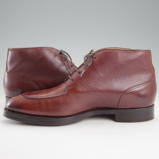 美品★エドワードグリーン 6D【現行定価30万円以上★ドーバーのブーツタイプ/HALIFAX】606ラスト/Uチップ/赤茶/EDWARD GREEN★n986