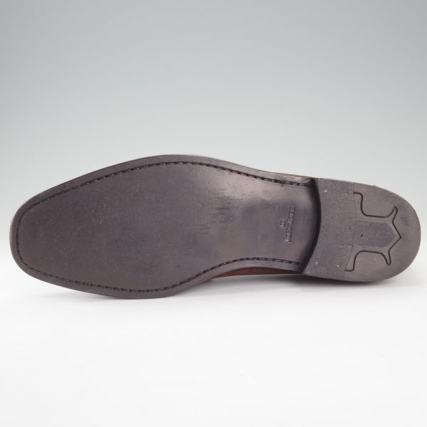 極美品★ジョンロブ SIZE 7【旧ロゴ★SIGNATURE/ビットローファー】7810ラスト/スリッポン/スエード/濃茶/メンズ/JOHN LOBB★n483