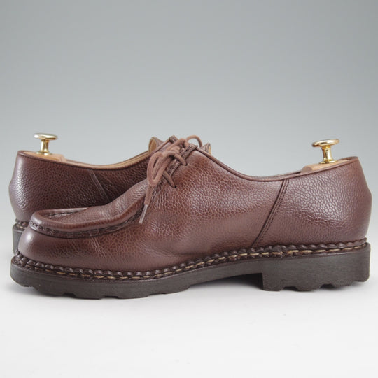 極上★パラブーツ SIZE 41【定価￥94,600-★ミカエル/MICHAEL】チロリアンシューズ/グレインレザー/EBENE/濃茶/Paraboot★n987