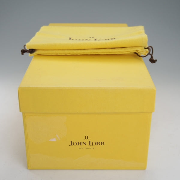 極美品★ジョンロブ SIZE 7【旧ロゴ★SIGNATURE/ビットローファー】7810ラスト/スリッポン/スエード/濃茶/メンズ/JOHN LOBB★n483
