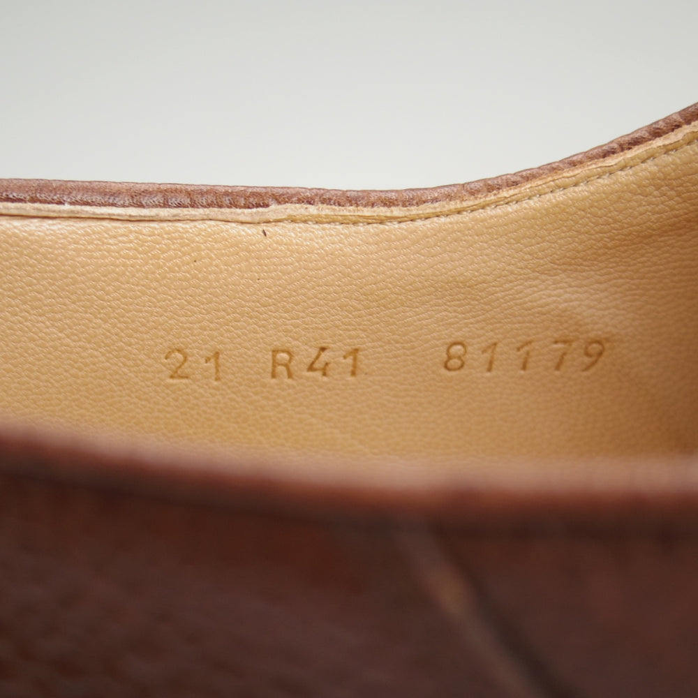 極上★パラブーツ SIZE 41【定価￥94,600-★ミカエル/MICHAEL】チロリアンシューズ/グレインレザー/EBENE/濃茶/Paraboot★n987