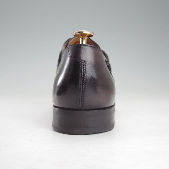 極上★(仏)ベルルッティ SIZE 6.5【濃茶系パティーヌ★モンクストラップ】カーフ/メンズ/Berluti★n484