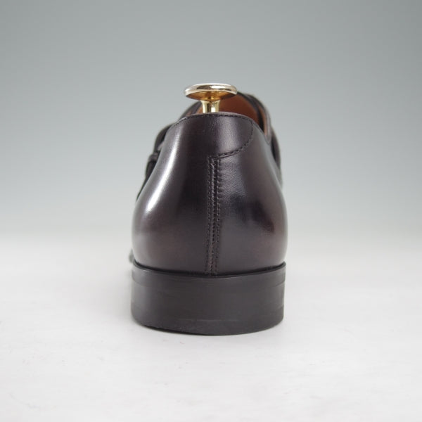 極上★(仏)ベルルッティ SIZE 6.5【濃茶系パティーヌ★モンクストラップ】カーフ/メンズ/Berluti★n484