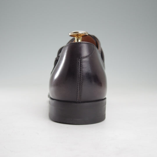 極上★(仏)ベルルッティ SIZE 6.5【濃茶系パティーヌ★モンクストラップ】カーフ/メンズ/Berluti★n484