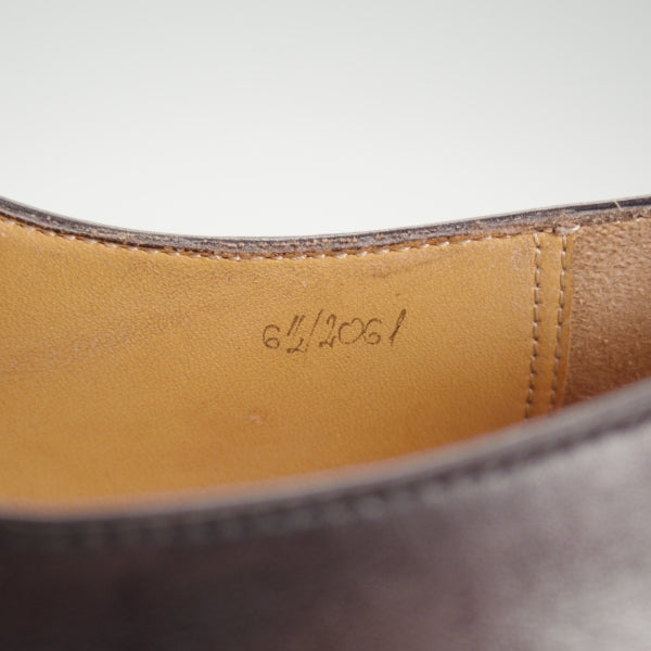 極上★(仏)ベルルッティ SIZE 6.5【濃茶系パティーヌ★モンクストラップ】カーフ/メンズ/Berluti★n484
