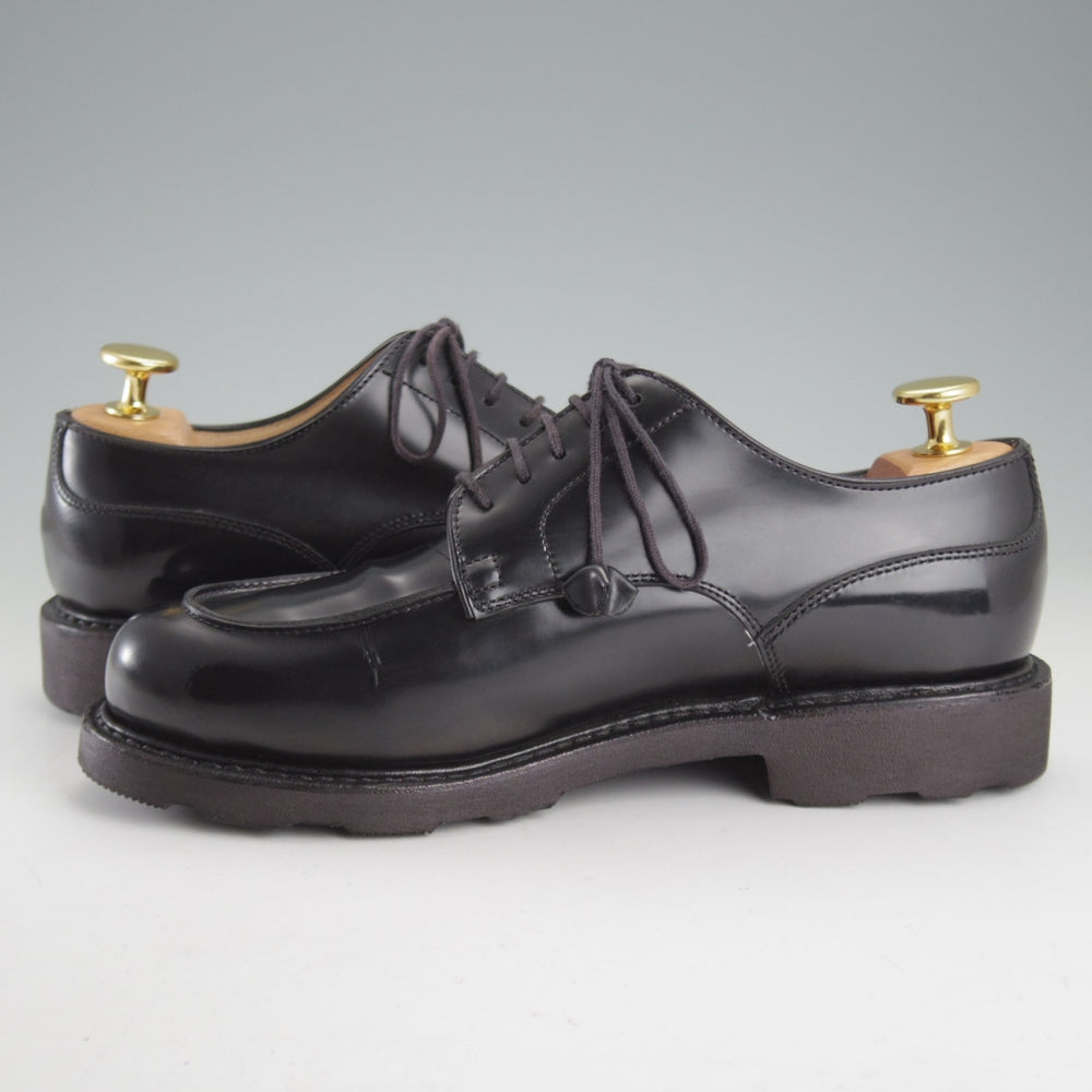★パラブーツ(レディース) SIZE 3.5【定価￥96,800-★CHAMBORD/シャンボード】Uチップ/ポリッシュレザー/GLOSS NOIR/黒/Paraboot★p061