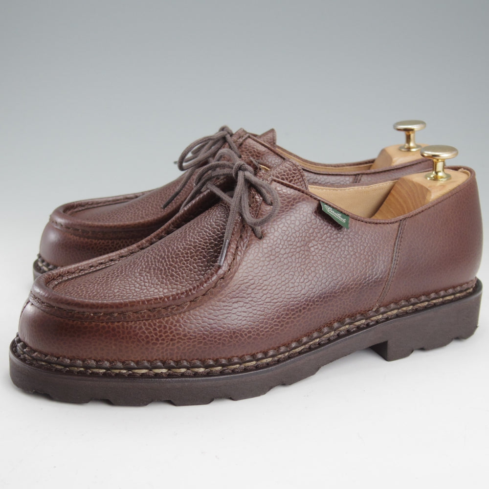 未使用★パラブーツ SIZE 42【定価￥94,600-★ミカエル/MICHAEL】チロリアンシューズ/グレインレザー/EBENE/濃茶/Paraboot★n989
