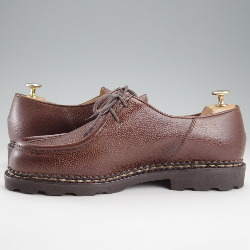 未使用★パラブーツ SIZE 42【定価￥94,600-★ミカエル/MICHAEL】チロリアンシューズ/グレインレザー/EBENE/濃茶/Paraboot★n989