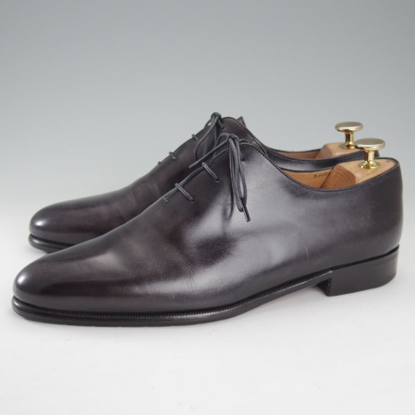 極上★(仏)ベルルッティ SIZE 6.5【現行定価￥353,100-★アレッサンドロ/ALESSANDRO】ホールカット/黒系パティーヌ/メンズ/Berluti★n485