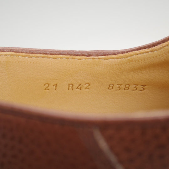 未使用★パラブーツ SIZE 42【定価￥94,600-★ミカエル/MICHAEL】チロリアンシューズ/グレインレザー/EBENE/濃茶/Paraboot★n989
