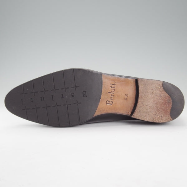 極上★(仏)ベルルッティ SIZE 6.5【現行定価￥353,100-★アレッサンドロ/ALESSANDRO】ホールカット/黒系パティーヌ/メンズ/Berluti★n485
