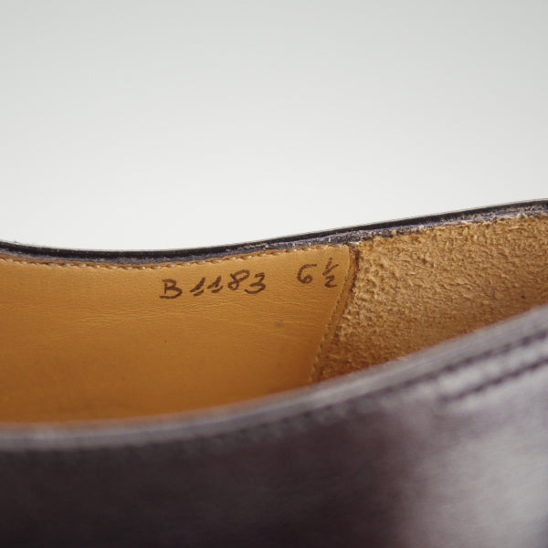 極上★(仏)ベルルッティ SIZE 6.5【現行定価￥353,100-★アレッサンドロ/ALESSANDRO】ホールカット/黒系パティーヌ/メンズ/Berluti★n485