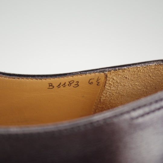 極上★(仏)ベルルッティ SIZE 6.5【現行定価￥353,100-★アレッサンドロ/ALESSANDRO】ホールカット/黒系パティーヌ/メンズ/Berluti★n485