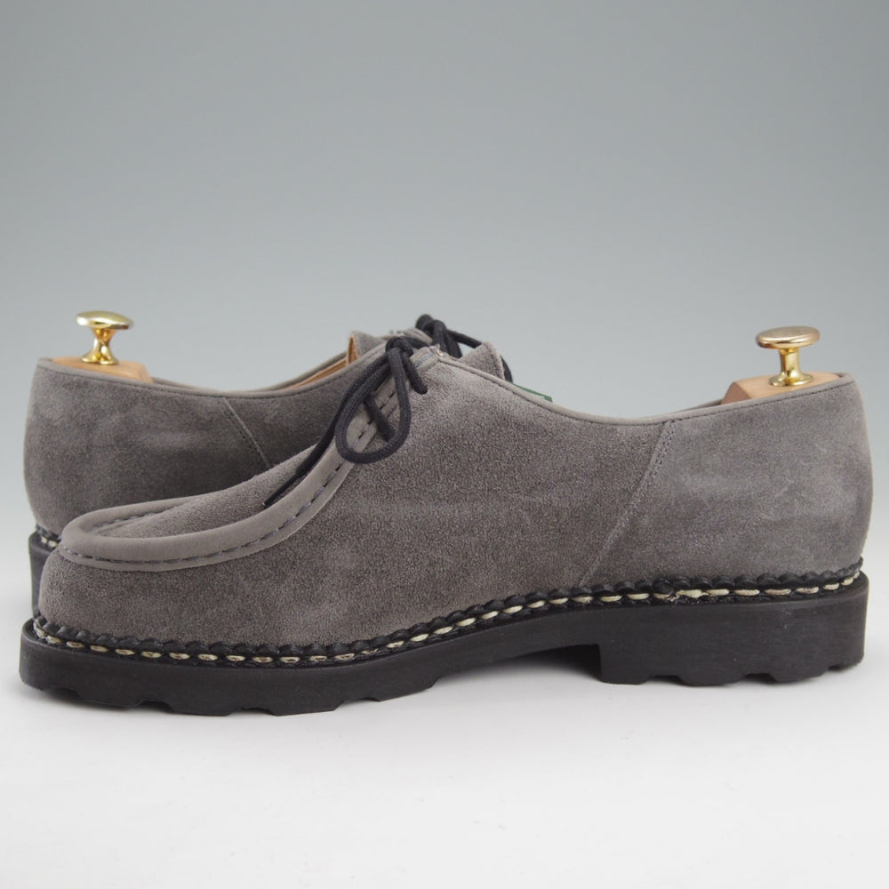 未使用★パラブーツ SIZE 43【定価￥94,600-★ミカエル/MICHAEL】チロリアンシューズ/スエード/GRIS/灰/メンズ/Paraboot★n990
