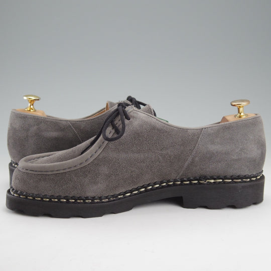 未使用★パラブーツ SIZE 43【定価￥94,600-★ミカエル/MICHAEL】チロリアンシューズ/スエード/GRIS/灰/メンズ/Paraboot★n990