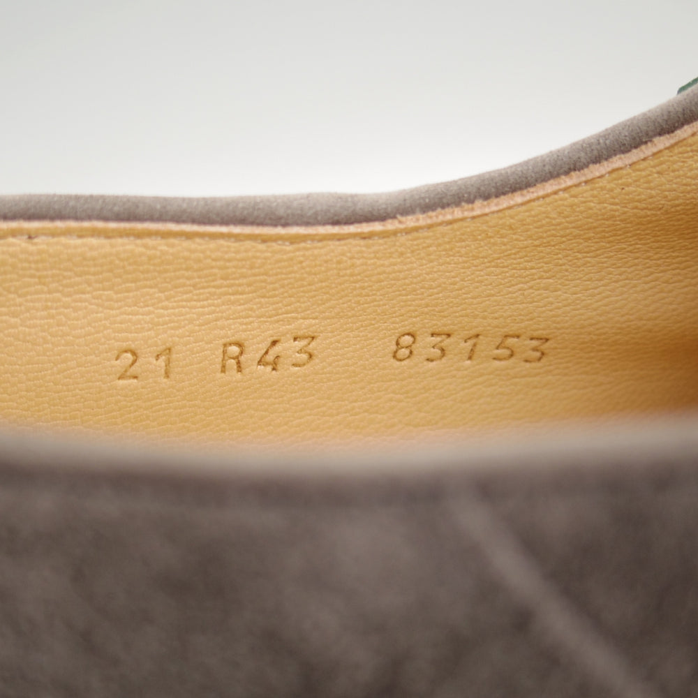 未使用★パラブーツ SIZE 43【定価￥94,600-★ミカエル/MICHAEL】チロリアンシューズ/スエード/GRIS/灰/メンズ/Paraboot★n990