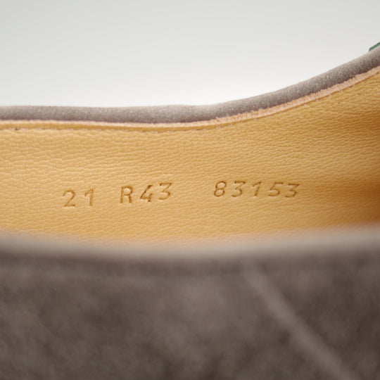 未使用★パラブーツ SIZE 43【定価￥94,600-★ミカエル/MICHAEL】チロリアンシューズ/スエード/GRIS/灰/メンズ/Paraboot★n990