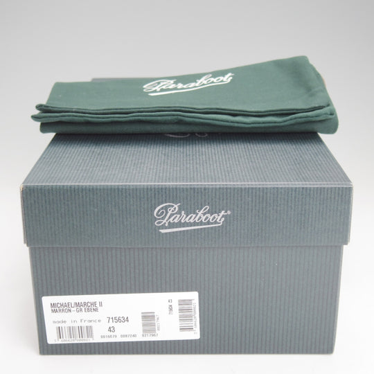 未使用★パラブーツ SIZE 43【定価￥94,600-★ミカエル/MICHAEL】チロリアンシューズ/グレインレザー/EBENE/濃茶/Paraboot★n991