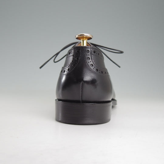極美品★(英)チーニー 7E【定価￥92,400-★FRANCIS/フランシス/6184ラスト】セミブローグ/カーフ/黒/メンズ/CHEANEY★p065