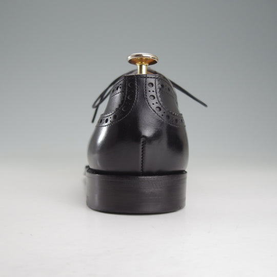 極美品★(英)チーニー 7E【定価￥92,400-★FRANCIS/フランシス/6184ラスト】セミブローグ/カーフ/黒/メンズ/CHEANEY★p065