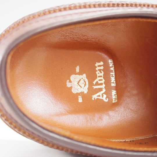 極美品★オールデン 10.5D【現行定価18万円以上★ロングウイング/N3605】バリーラスト/オイルドヌバック/濃茶/メンズ/ALDEN★p066