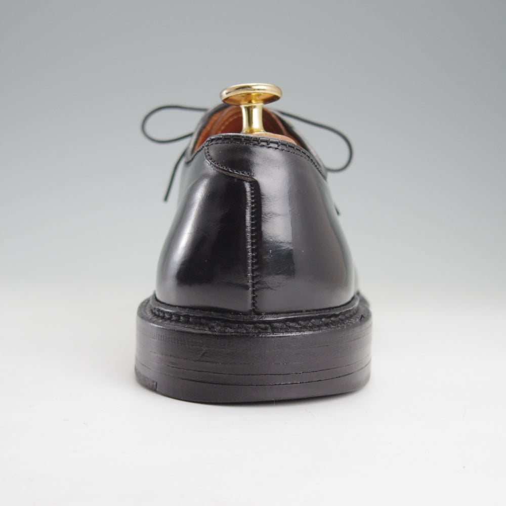 極上★オールデン 8D【定価￥220,000-★コードバン仕様/9901】バリーラスト/プレーントゥ/黒/メンズ/ALDEN★n994