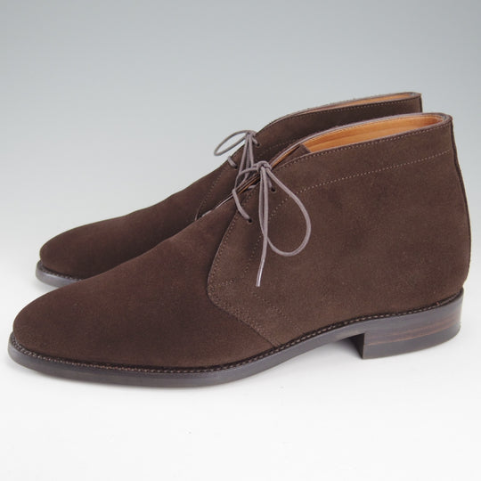 極上★(浅草)RENDO/レンド SIZE 7【定価￥84,700-★ダイナイトソール仕様/7706】チャッカブーツ/スエード/濃茶/メンズ★p067