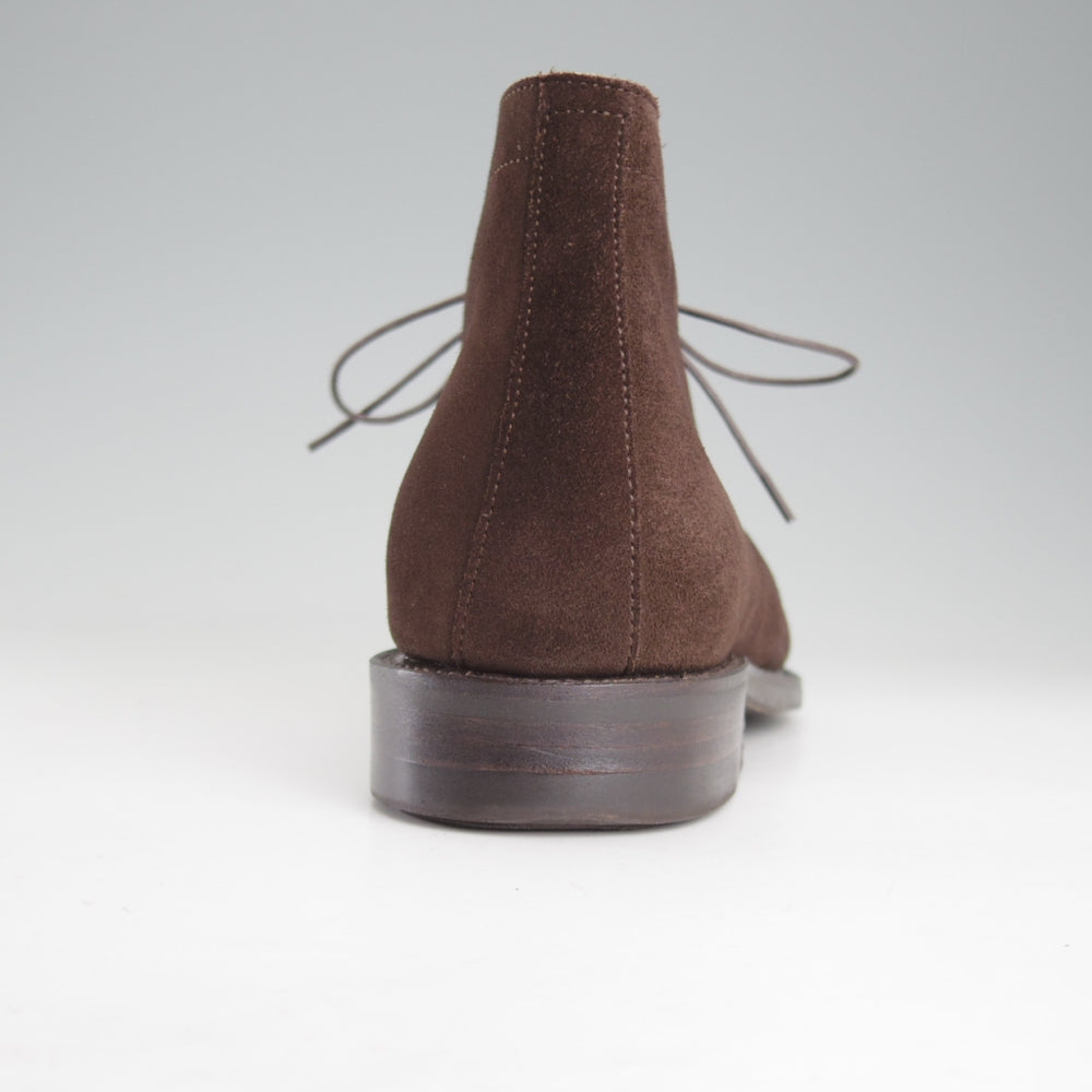 極上★(浅草)RENDO/レンド SIZE 7【定価￥84,700-★ダイナイトソール仕様/7706】チャッカブーツ/スエード/濃茶/メンズ★p067